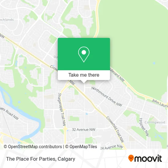 The Place For Parties map