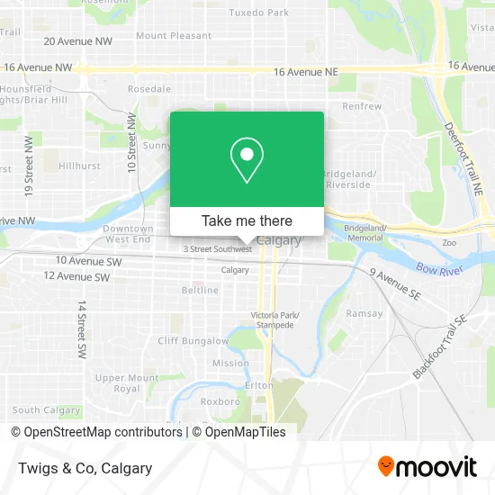 Twigs & Co map
