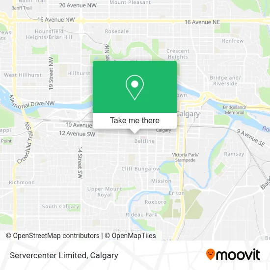 Servercenter Limited map