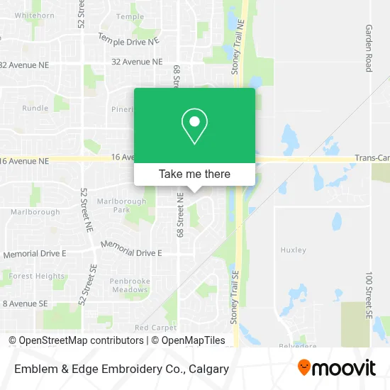 Emblem & Edge Embroidery Co. map