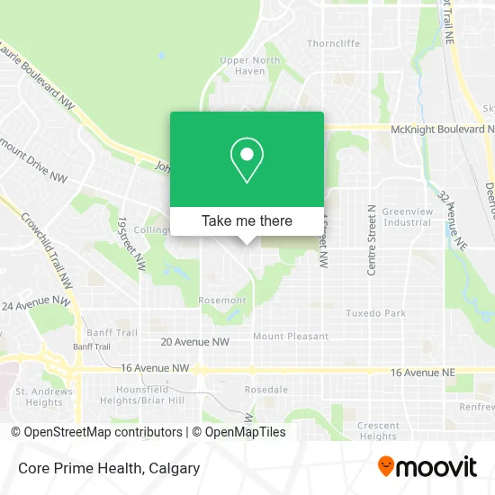 Core Prime Health map
