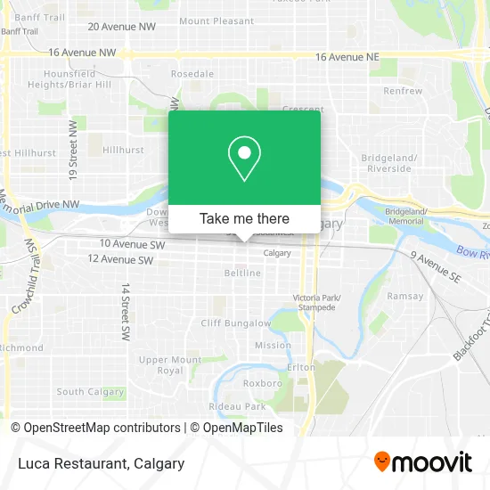 Luca Restaurant map
