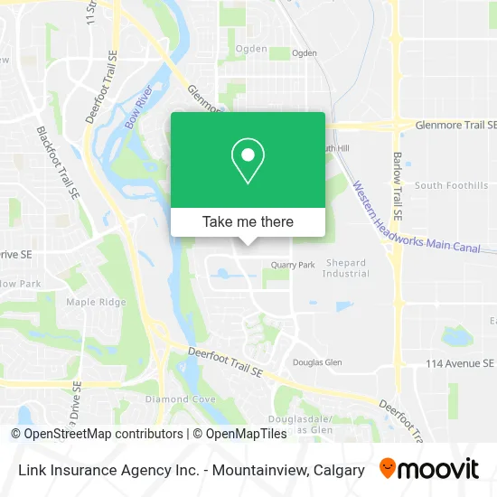 Link Insurance Agency Inc. - Mountainview map