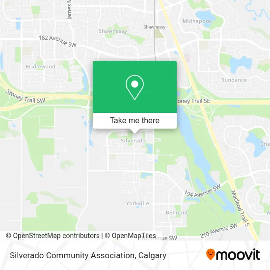 Silverado Community Association map