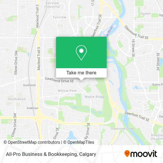 All-Pro Business & Bookkeeping map