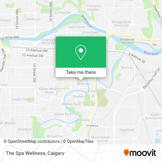 The Spa Wellness map