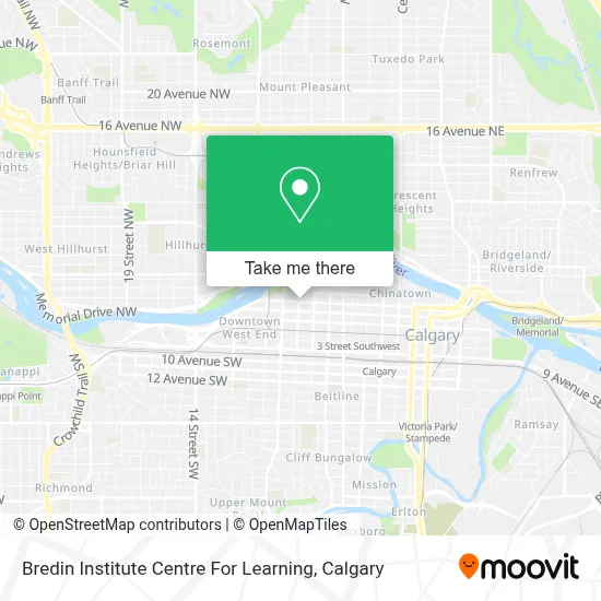 Bredin Institute Centre For Learning map