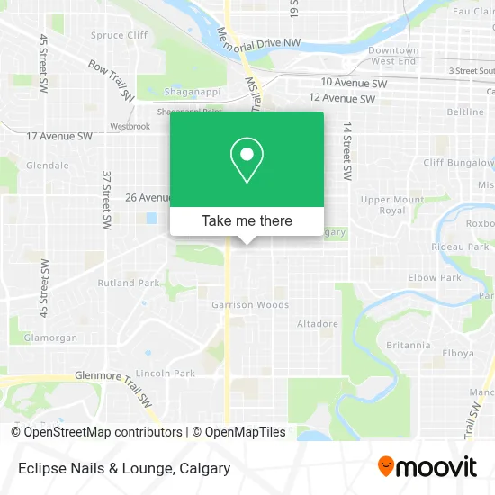 Eclipse Nails & Lounge map