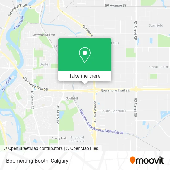 Boomerang Booth map
