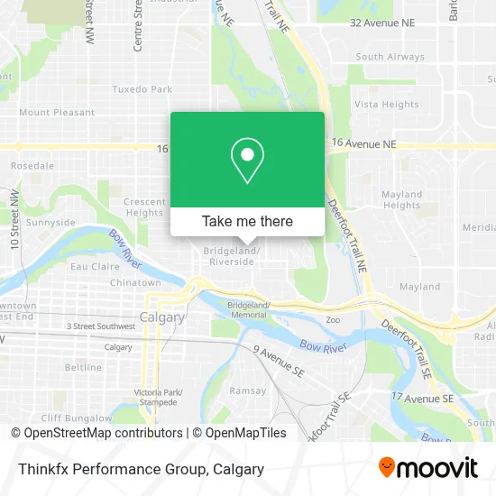 Thinkfx Performance Group map