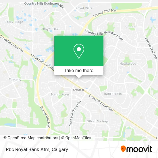 Rbc Royal Bank Atm map