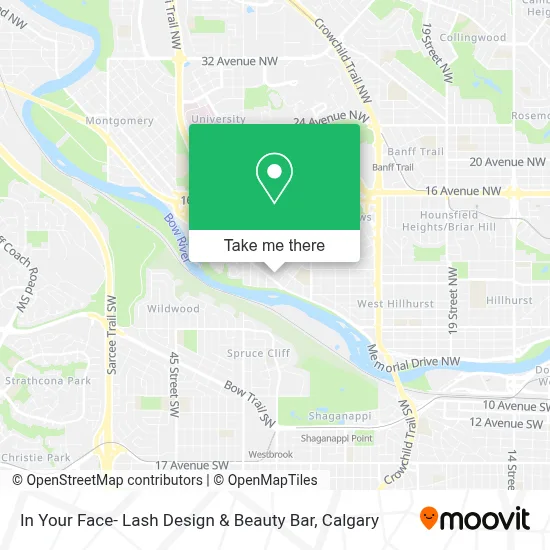 In Your Face- Lash Design & Beauty Bar map