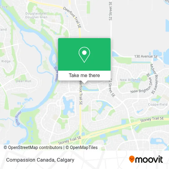 Compassion Canada map