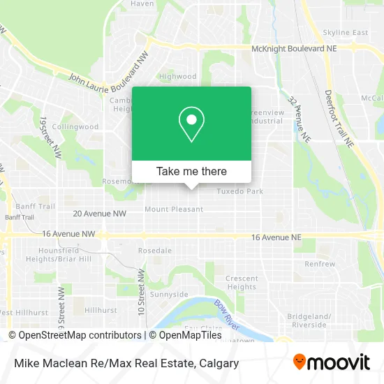 Mike Maclean Re / Max Real Estate map