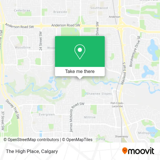 The High Place map