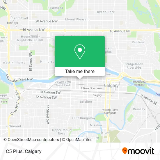 C5 Plus map