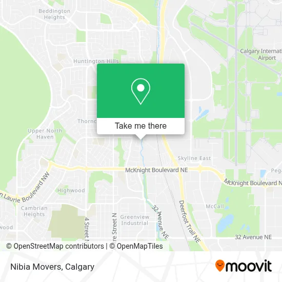 Nibia Movers map