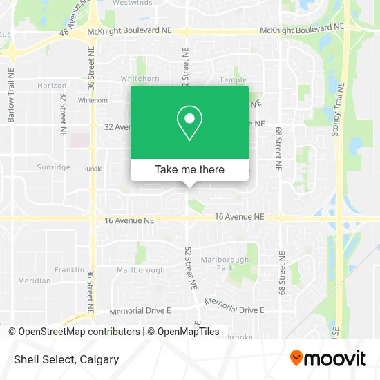 Shell Select map
