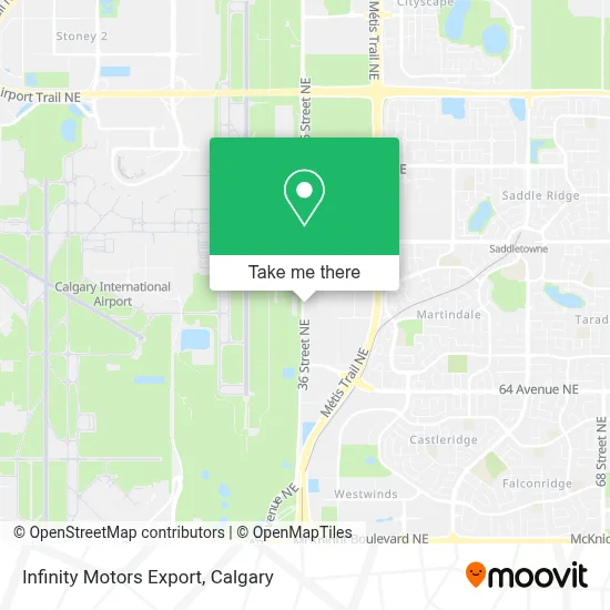 Infinity Motors Export map
