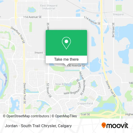 Jordan - South Trail Chrysler map