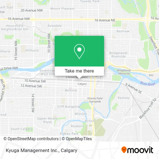 Kyuga Management Inc. map