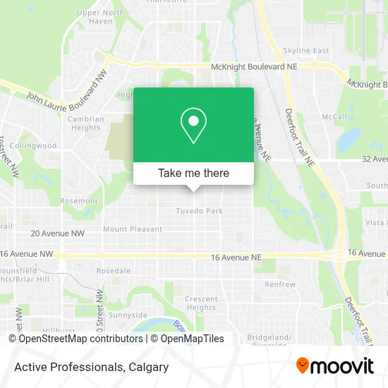 Active Professionals map