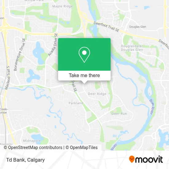 Td Bank map
