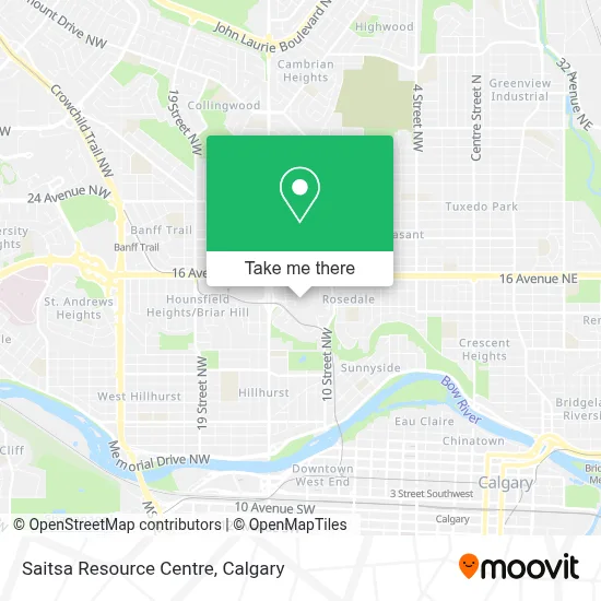 Saitsa Resource Centre map