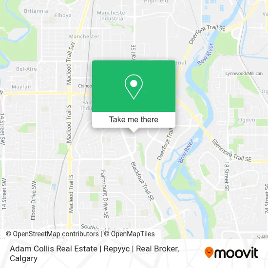 Adam Collis Real Estate | Repyyc | Real Broker map