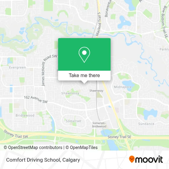 Comfort Driving School map