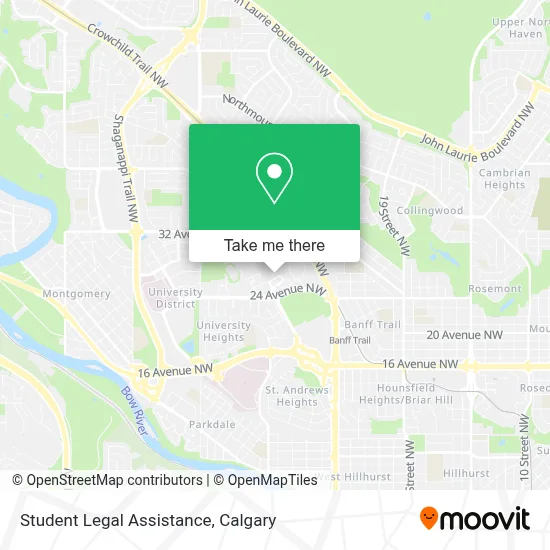 Student Legal Assistance map