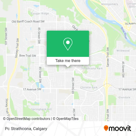 Pc Strathcona map