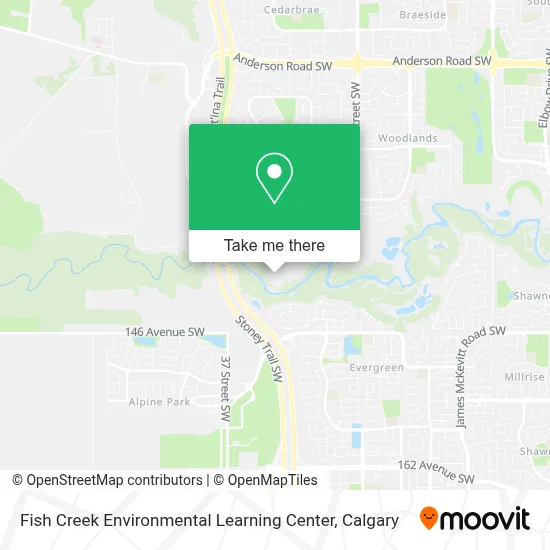 Fish Creek Environmental Learning Center map