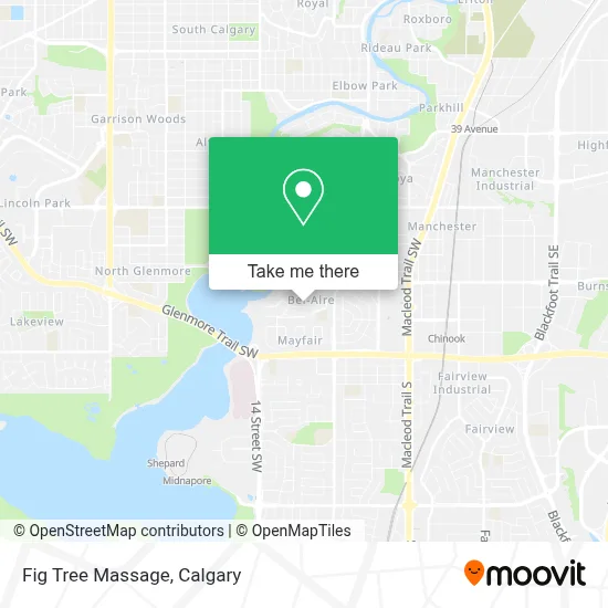 Fig Tree Massage map