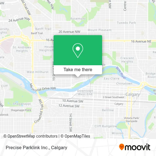 Precise Parklink Inc. map