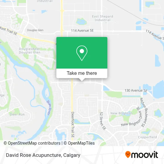 David Rose Acupuncture map