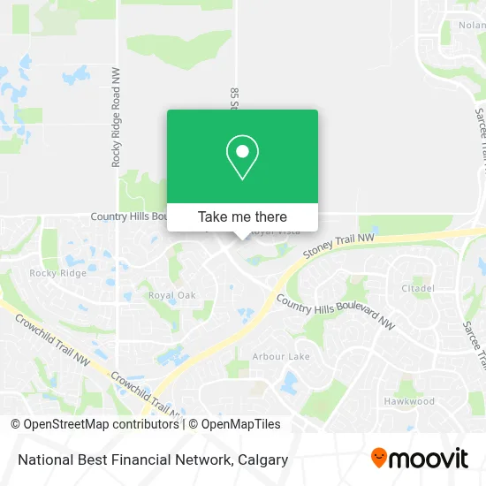 National Best Financial Network map