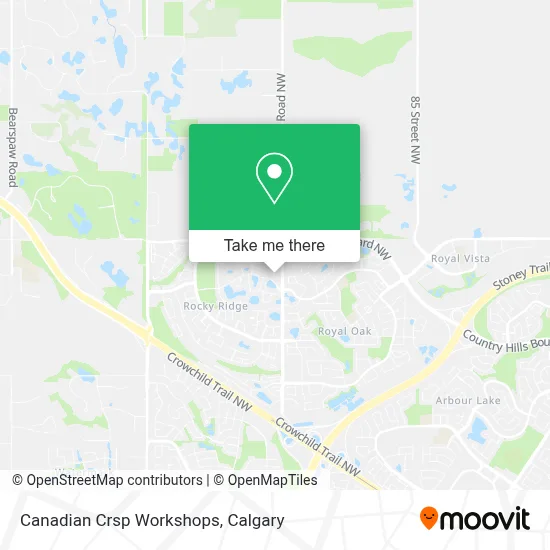 Canadian Crsp Workshops map