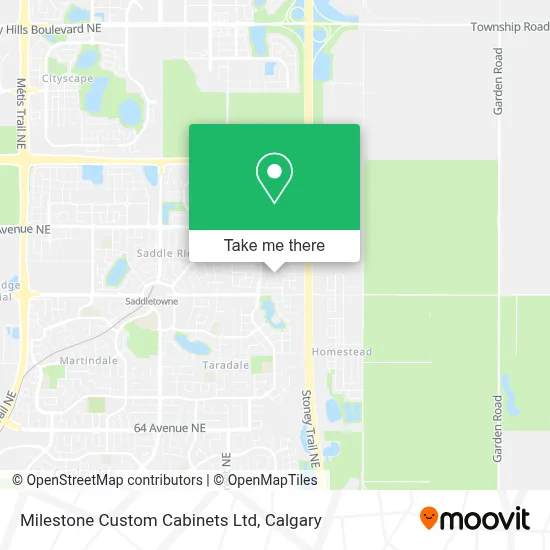 Milestone Custom Cabinets Ltd map