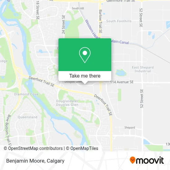 Benjamin Moore map
