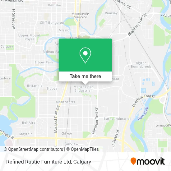 Refined Rustic Furniture Ltd map