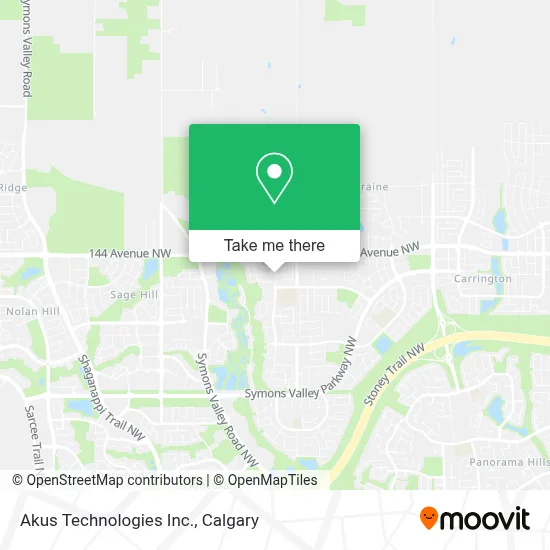 Akus Technologies Inc. map