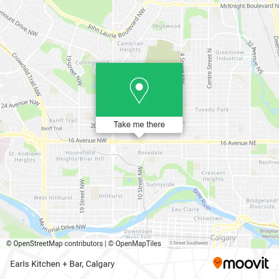 Earls Kitchen + Bar map
