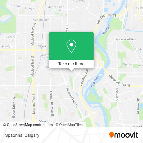 Spaonna map