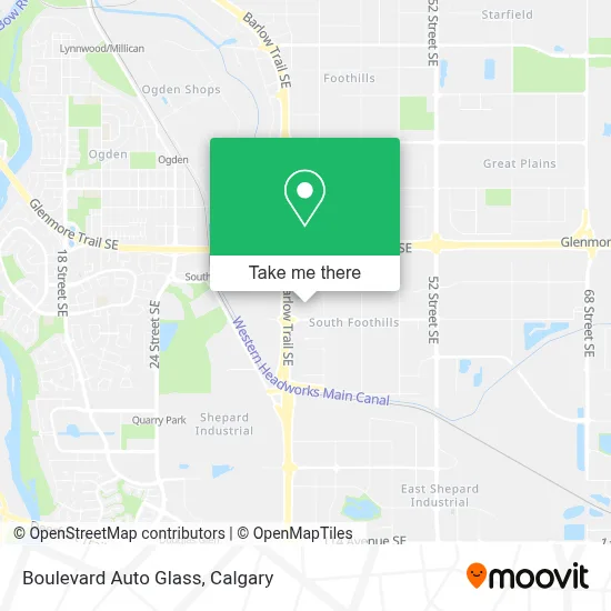 Boulevard Auto Glass map