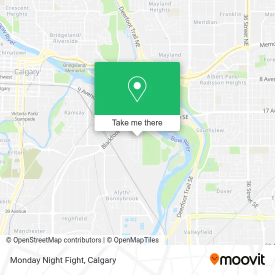 Monday Night Fight map