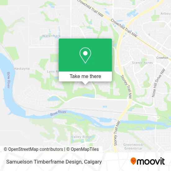 Samuelson Timberframe Design map