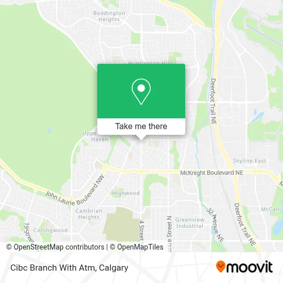Cibc Branch With Atm map