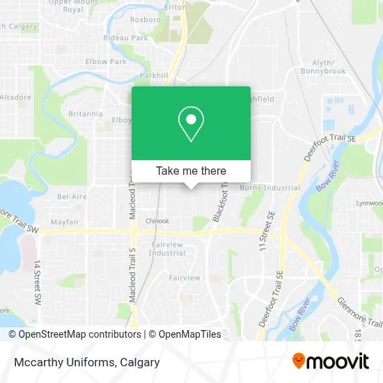 Mccarthy Uniforms map
