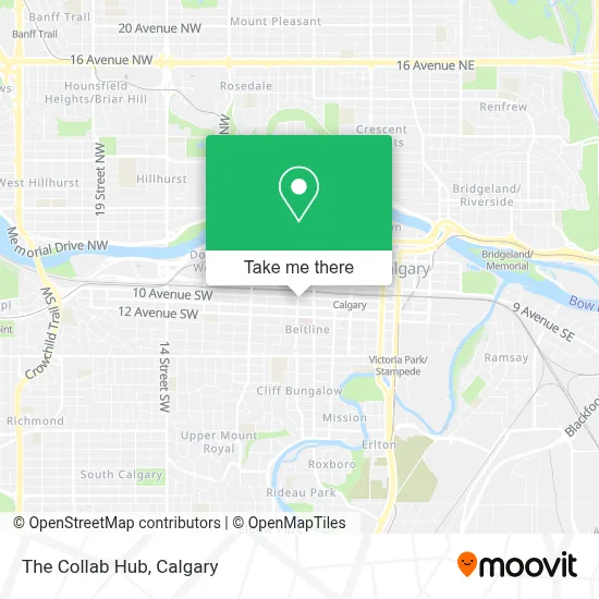 The Collab Hub map